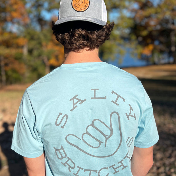Salty Britches® Hang Loose T-Shirt - Chambray (Youth-Adult Sizes) Wholesale