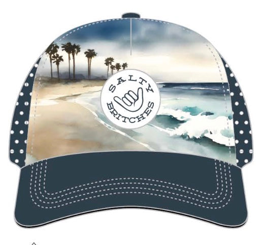 NEW Salty Boco Running High Tide Trucker Hat