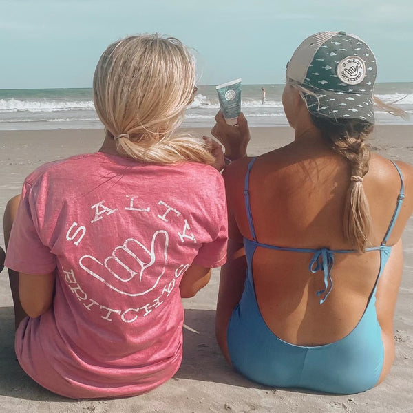 Salty Britches® Hang Loose T-Shirt - Charity Pink