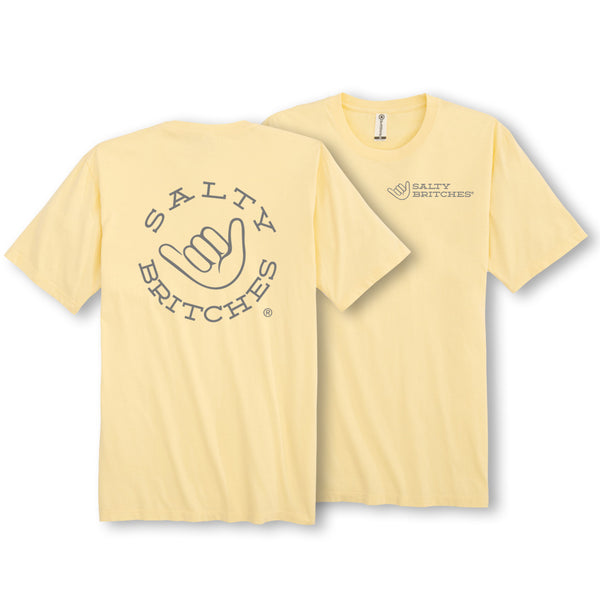 Salty Britches® Hang Loose T-Shirt - Yellow (Youth-Adults Sizes)