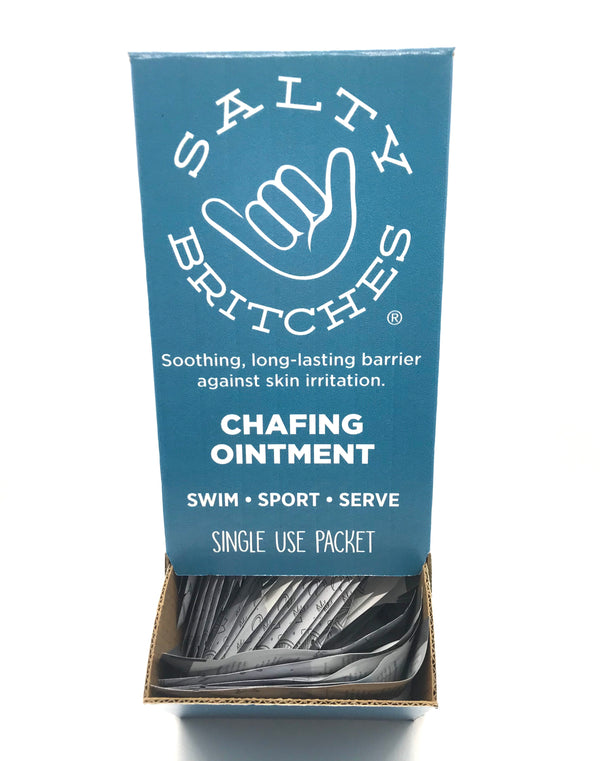Salty Britches® Chafing Ointment Single Use Packs + Display Bundle