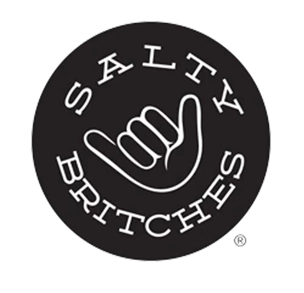 Salty Britches® Sticker - Black