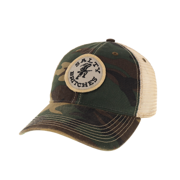 Camo Trucker with "homage to those that serve" logo-Wholesale 12 Min