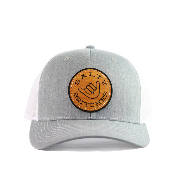 Leather Patch Snap Back Hat